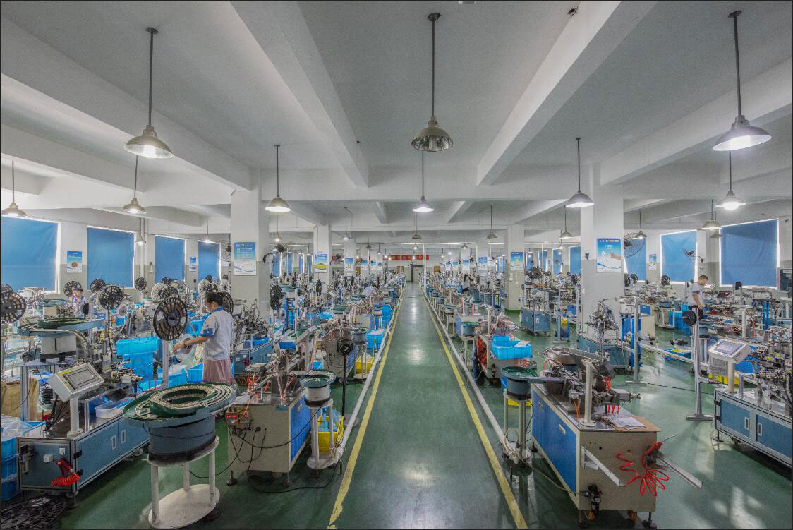 Needle pressing workshop